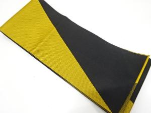 幾何学模様織り出し　浴衣帯